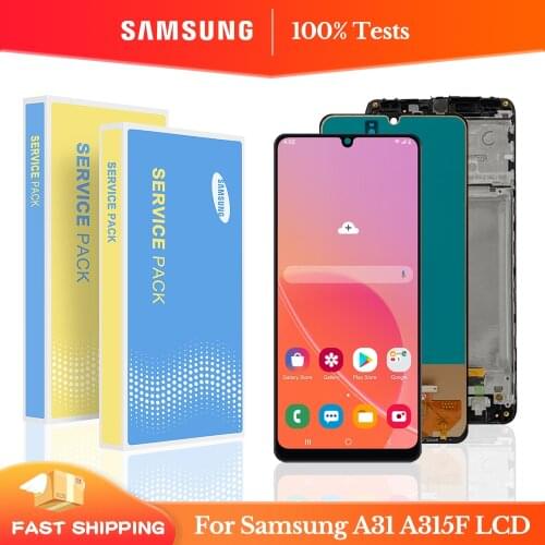 100% New Test For Samsung Galaxy A31 A315 LCD Display Touch Screen Digitizer Assembly For Samsung A31 A315 Display Replacement
