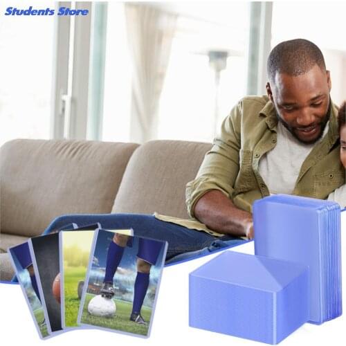 100 Pcs Topload Card Sleeves Transparent Top Loader Card Holders Protectors Thic