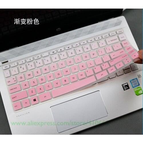 14 inch Silicone Keyboard Cover Skin For HP Pavilion 360 14-ba033TX ba034TX ba038TX ba039TX ba040TX ba041TX ba042TX ba049TX