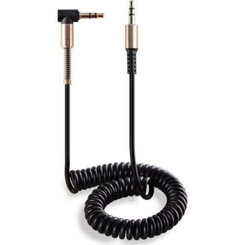 3.5 Jack AUX Audio Cable 3.5MM Male to Male Cable For Phone Car Speaker MP4 Headphone 1.8M Jack 3.5 Spring Audio Cables
