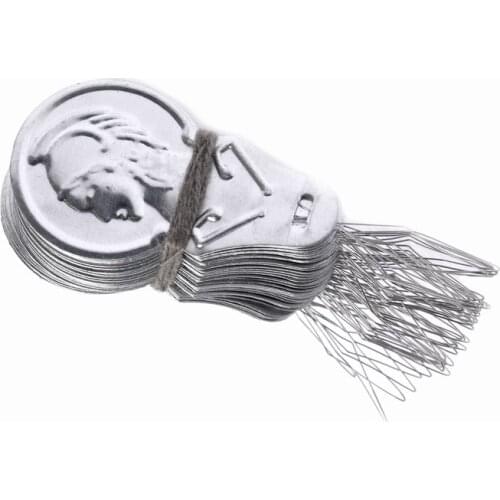 50Pcs Bow Wire Needle Threader Stitch Insertion Tool Hand Machine Sewing Cross-stitch Crafts DIY Simple Sewing Needle Threader