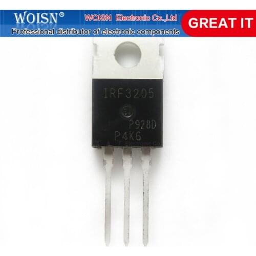 6pcs/lot IRF3205PBF IRF3205 TO-220 new original free shippin In Stock