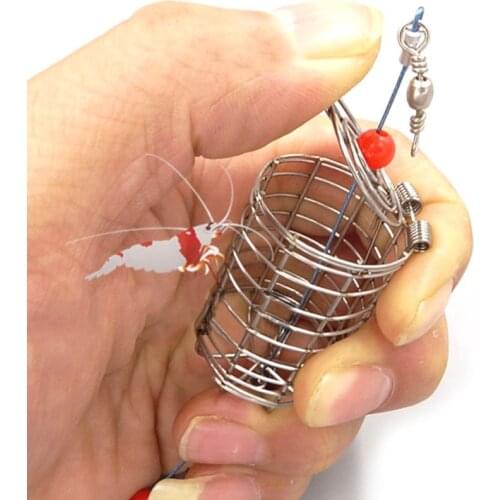 Fish Tank Aquarium Shrimp Small Bait Feeder Stainless Steel Dry Spinach Feeding Cage