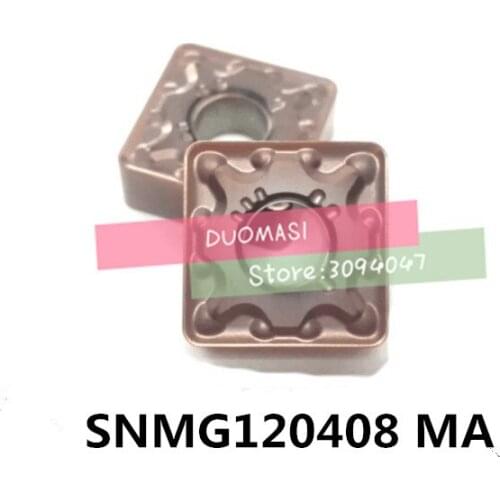 Free Delivery 10PCS SNMG120408-HA carbide CNC inserts,CNC lathe tool,apply to stainless steel and steel processing,MSSNR/MSDNN