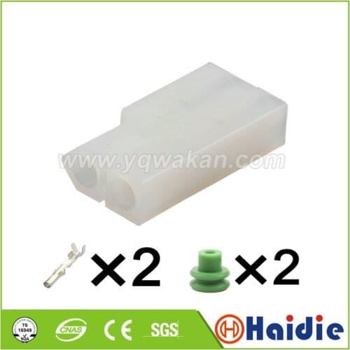 Free shipping 5sets 2pin auto electric scooter female plug cable unsealed wiring connector