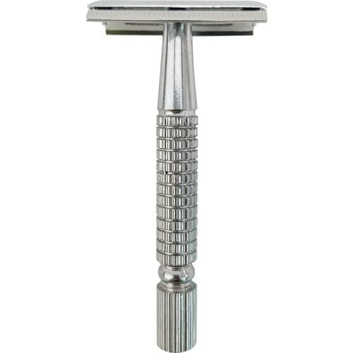 Stainless Steel Double Edge Razor Shaving For Metal Mens Classic Manual Razors Dual Edge Shaver