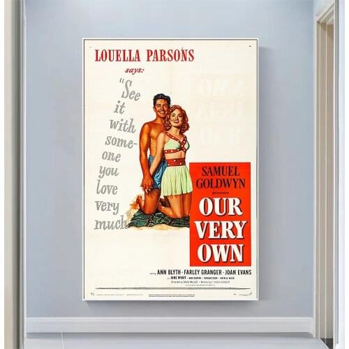 CP1007 Our Very Own Classic Hot Movie Print Silk Fabric Poster Indoor Wall Art Decor Gift