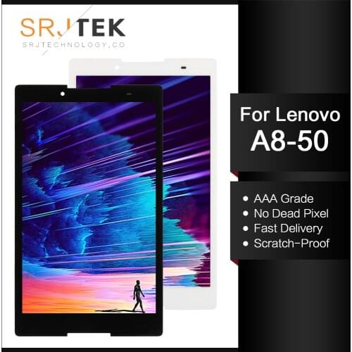 For New Lenovo Tab 2 A8-50 A8-50F A8-50LC Replacement LCD Display Touch Screen Assembly 8-inch Black White