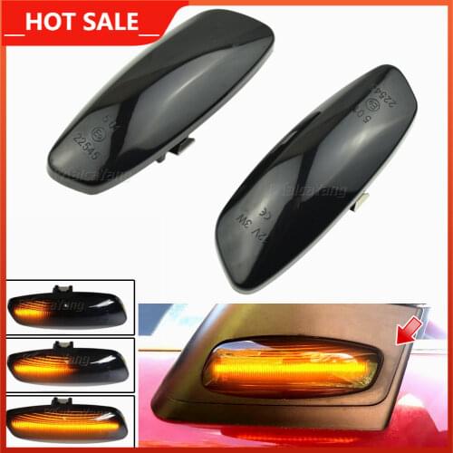 For Peugeot 308 207 3008 5008 Side Marker Light Dynamic LED Turn Signal Flashing Indicator Blinker For Citroen C4 C3 C5 DS3 DS4