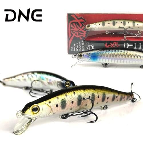 DNE QISHA 110SP 14g Suspend Jerkbait Minnow Lure Tungsten Weight System Jerk Bait Wobbler For Bass Pike Fishing Wobblers
