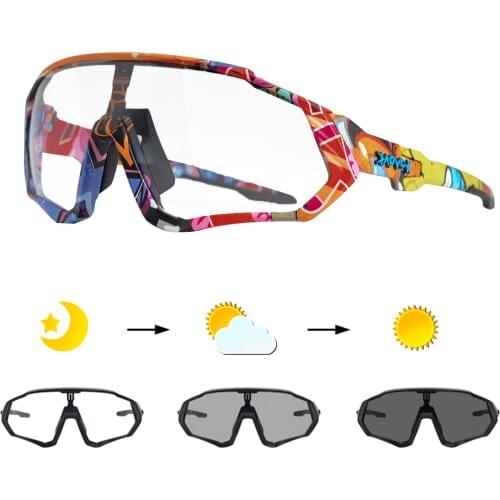 2021 Photochromic Sports cycling Glasses for Men Women MTB Mountain Road Bicycle Oculos Ciclismo