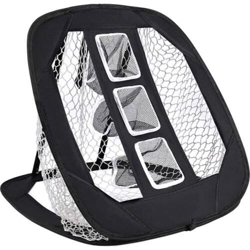 New-Detachable Foldable Golf Chipping Practice Net Lightweight Indoor Outdoor Garden Hitting Pitching Target Training Aids