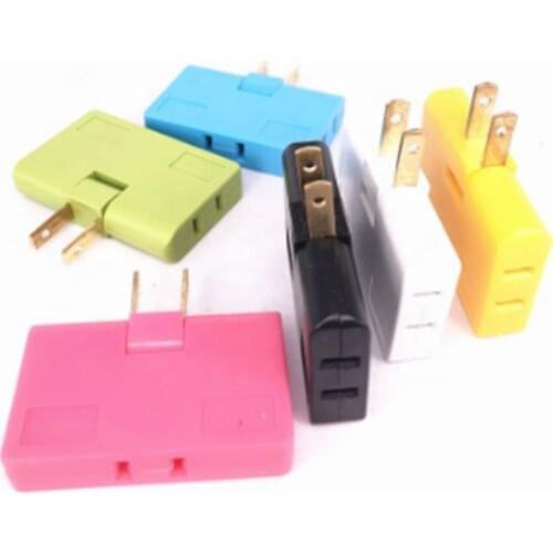 New US Mini Outlet Power Converter Charger Wall Socket Adapter Travel Splitter Converter Socket One To Three Power Conversion