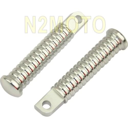 Motorcycle Sliver CNC Custom Rough Craft Footpeg Foot Rest for Harley Sportster XL 1200R 883C