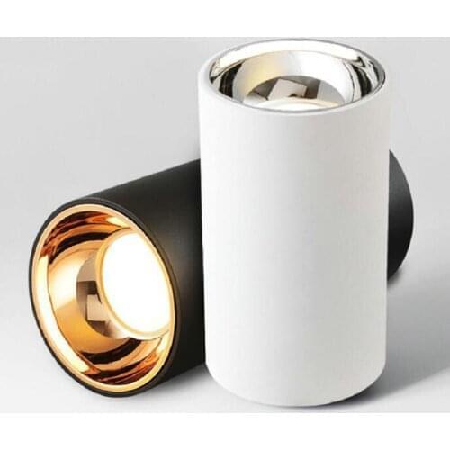 Surface Mounted 15W COB LED Downlight Round 220V 230V 240V 110V LED Bulb Bedroom Kitchen Indoor LED Spot Lighting