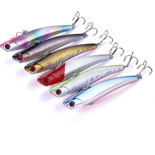 1Pcs VIB Fishing Lure 9.5cm 26g Isca Artificial Sinking Vibration Rattlin Hook Hard Bait Swimbait Pencils Fishing Tackle