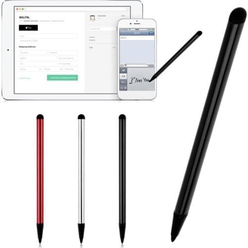 2 in 1 Capacitive Resistive Pen Touch Screen Stylus Pencil for Tablet iPad Cell Phone PC Capacitive Dual-Purpose Stylus Pen