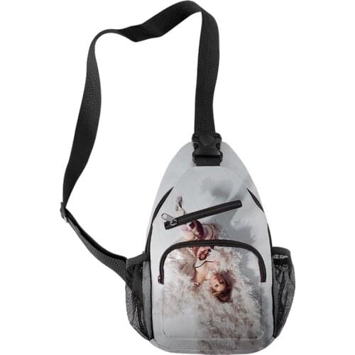 Addison rae merch 3D Merch Shoulder Bag Crossbody Outdoor Sports One Shoulder Chest Daily Canvas Crossbody Bag