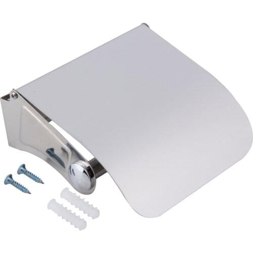Amazing Durable Bathroom Accessories Stainless Steel Toilet Paper Holder Tissue Holder Roll Paper Holder Box