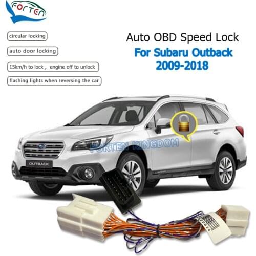 Forten Kingdom Car Auto OBD Plug And Play Speed Lock & Unlock Device 4 Door For Subaru Outback 2009-2018