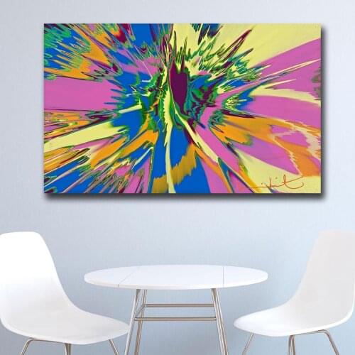 Wxkoil Wall Picture Abstract Through Wormholes Home Decor On Canvas Modern Wall Art Canvas Print Poster Canvas Painting Unframed