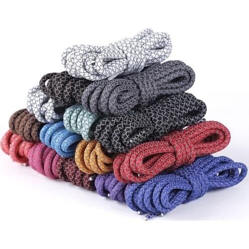 350 2V Reflective Shoelaces Apply to Sneakers Angel Casual Shoes Round Shoelace Gypsophila Trendy personality Shoe Laces 1 Pair
