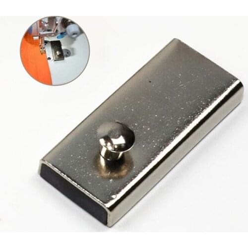 1Pc MG1 Superior Large Magnetic Seam Guide Tool Metal Magnet Locator Fixed Gauge for Computer Flat Car Industrial Sewing Machine