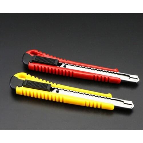 1Pc Substeel Alloy Durable Utility Knife Open Box Tool Wallpaper Cutter Razor Blades Knife School and Office Stationery