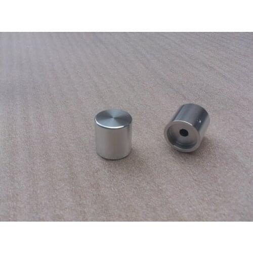 2pcs aluminum knob potentiometer knob 25*25*6mm potentiometer cap car knob switch cap Encoder for amplifier