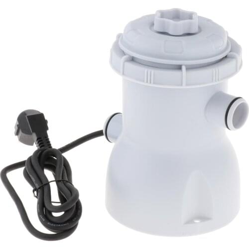300 GAL Summer Above Ground Swimming Pool Filter Pump with Filter USPlug