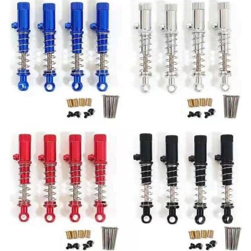 4Pcs Upgrade Parts Shock Absorbers for WPL C14 C24 Wltoys A949 A959 A969 A979 K929 RC Crawler Car