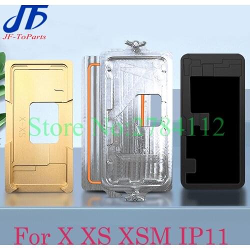 1Set 4pcs Universal laminating mold for iPhone X XS MAX 11 Pro Max 11pro Touch Screen Glass Frame TP OCA Laminate Mould Unbent