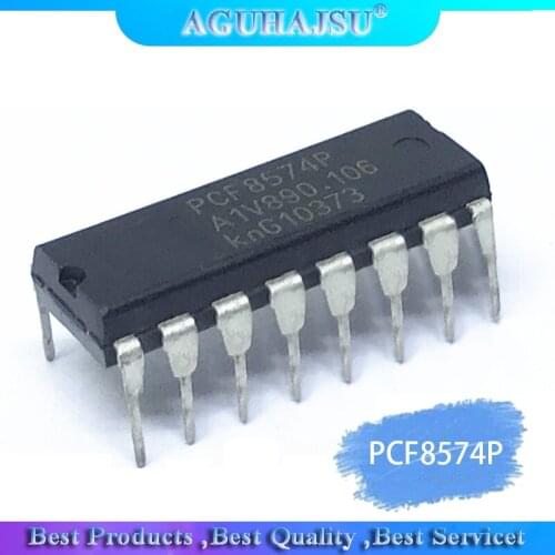 5pcs PCF8574P DIP16 PCF8574 DIP 8-bit I/O expander power chip