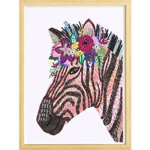 5D Shaped Diamond Painting Horse Diamond Embroidery Animal Rhinestone Part Diamond Cross Stitch Mosaic Picture Home Decoration