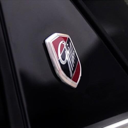 Car Sticker Emblems GHIA Side Shield Logo Marked Stickers For Ford Focus 2 3 4 Mondeo Fiesta Ecosport Kuga Edge Explorer Everest