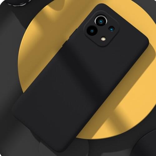 For Xiaomi Mi 11 Lite Case Cover Poco F3 M3 X3 Pro NFC Redmi Note 10 Pro Soft Liquid Silicone Phone Cases For Xiaomi Mi 11 Lite