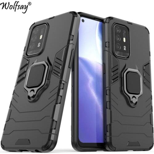 For Oppo Reno5 Z Case Bumper Armor PC Magnetic Suction Stand Full Cover For Oppo Reno 5 Z Case Cover For Oppo Reno 5Z 6.43 inch