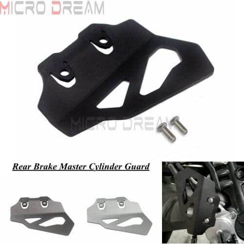 For BMW R NINE T 2014-2018 Motorcycle Black Gray Silver Aluminum Rear Brake Master Cylinder Guard Cover