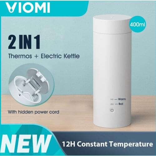 VIOMI Kettle Electric Bottle Cup Portable Heating Thermal Mug for Tea Coffee Milk Powder Travel Water Kettle 400ml 220V