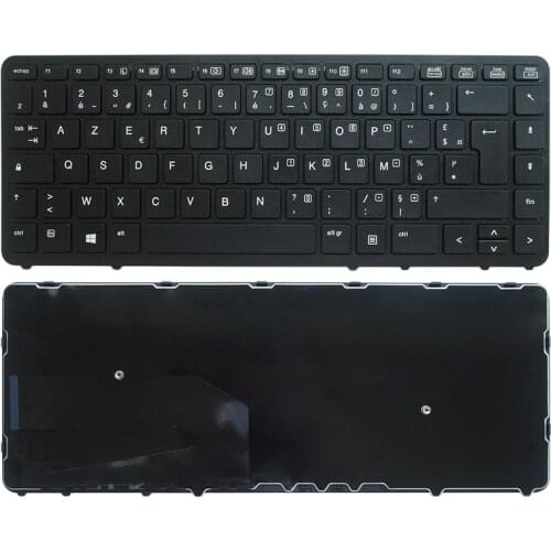 French Azerty Replacement Keyboard For HP Elitebook 840 G1 G2 850 G2 FR No backlight