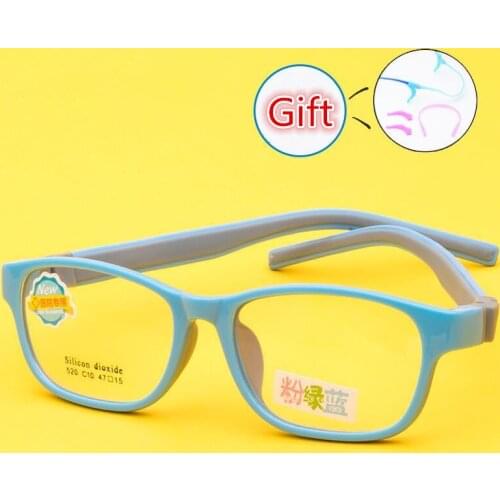 Bendable glasses frame TR90 plastic titanium childrens glasses unbreakable safety light girl boy sports optical glasses frame