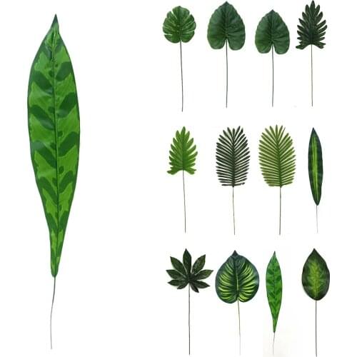 Nordic Style Simulation Plants Artificial Leaf Decorative Lifelike Fake Leaf Artificial Plant DIY Accessories Home Decor