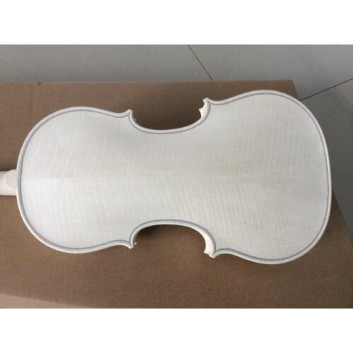 Violin copy of Amati 1566 , unvarnished white hand made violin