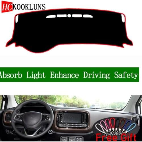 For GAC Trumpchi GS3 2017 Dashboard Cover Sun Shade Dash Mat Pad Carpet Car Stickers Interior Accessories