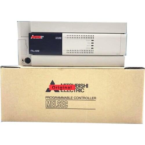 New Original FX3U-64MR-DS PLC Main Unit DI 32 DO 16 Relay 24V DC