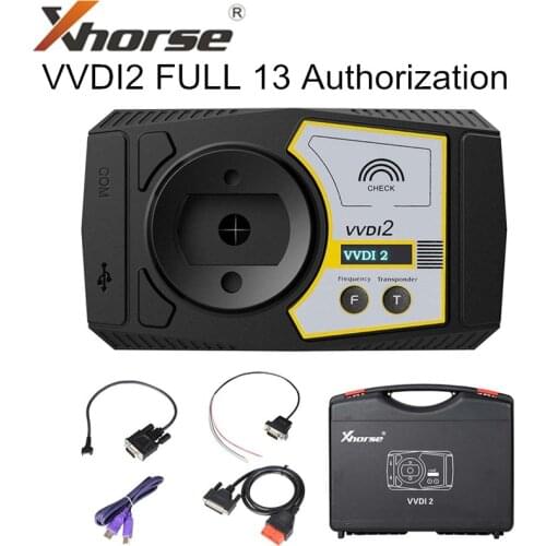 Original Xhorse V6.7.5 VVDI2 Commander Key Programmer for VAG/Audi/BMW/Porsche Full Version With MQB total 13 Authorize function