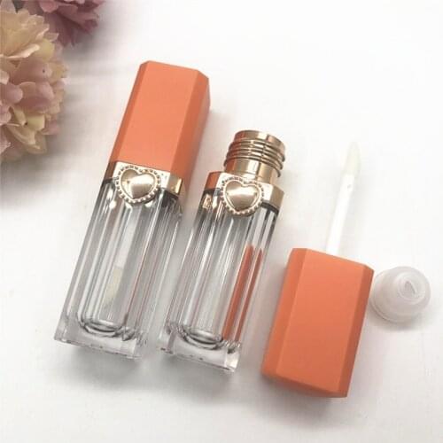 10/30/50pcs New Arrival Empty Lip Gloss Tube,DIY Plastic Elegant Liquid Lipstick Container,Square Lipgloss Lip Balm Bottle