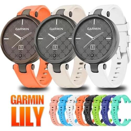 Watch Band For Garmin Lily Wrist Strap For Garmin Lily Womens Fitness Bracelet Silicone Replacement Belt SmartWatch Accessories