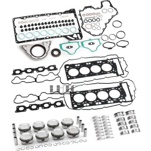 Rebuilding Overhaul Seals Gasket Kit For BMW F01 F02 F07 F11 E70 E71 550i 750i X5 X6 50i N63B40A N63B44A 4.0L 4.4L V8 Twin Turbo