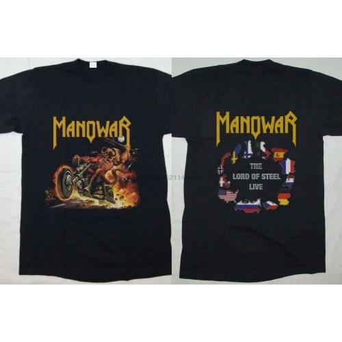 THE LORD OF STEEL manowar T shirt NEW T-Shirt Short Sleeve Fashion T shirt